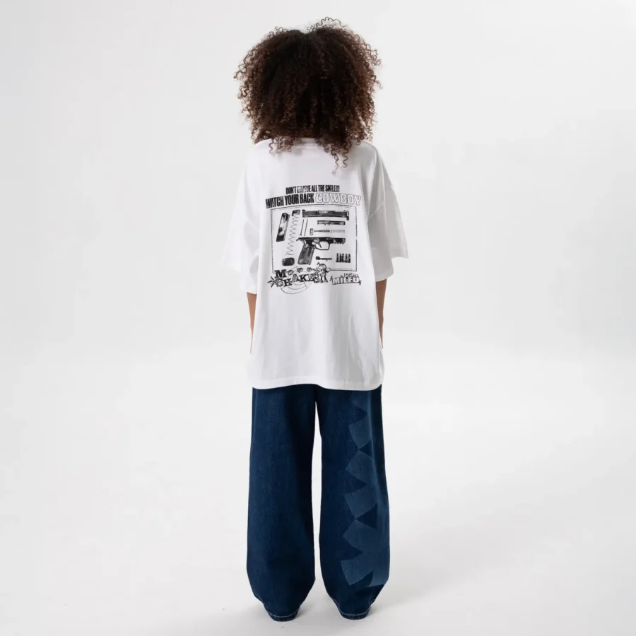 Camiseta "Watch Your Back Cowboy" – Oversize - Image 4