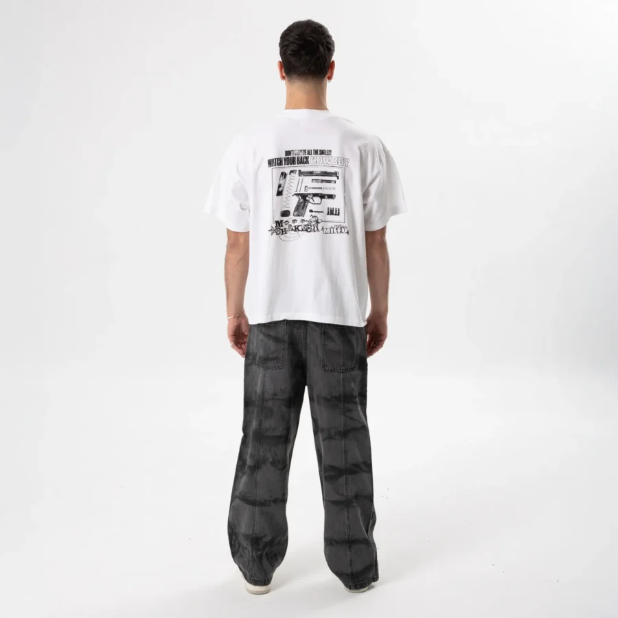 Camiseta "Watch Your Back Cowboy" – Oversize - Image 5
