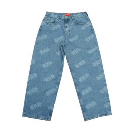 Jeans “Glitched Fade” – Corte Recto Unisex