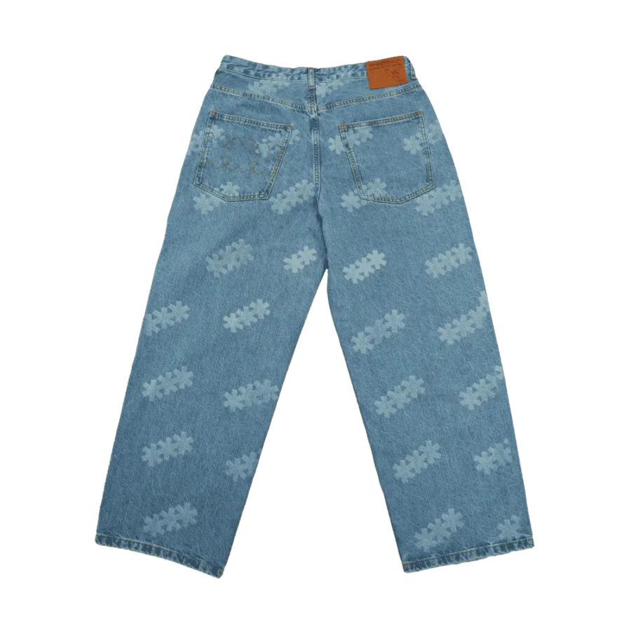 Jeans “Glitched Fade” – Corte Recto Unisex - Image 2
